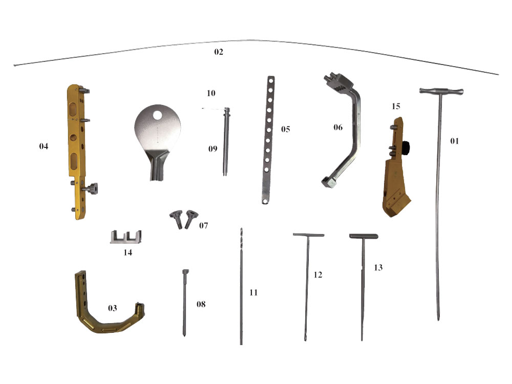 Instrument Set for Femoral Reconstruction Interlocking Nail (Long PFNA)