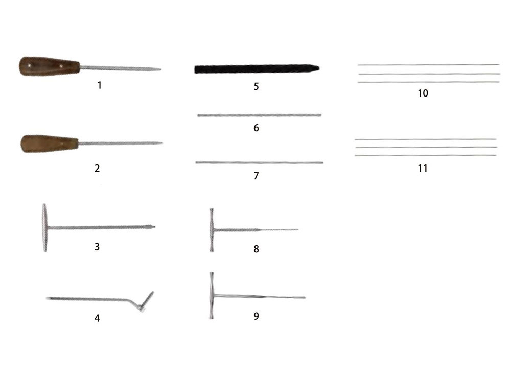 Set instrumen untuk sekrup canulated Cancellous (HB3.5 HB4.5)