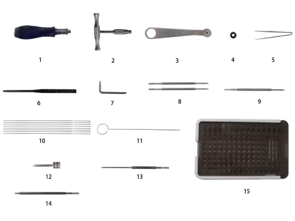 Set instrumen untuk sistem sekrup kompresi canulated (Ⅱ) /5.3 sekrup