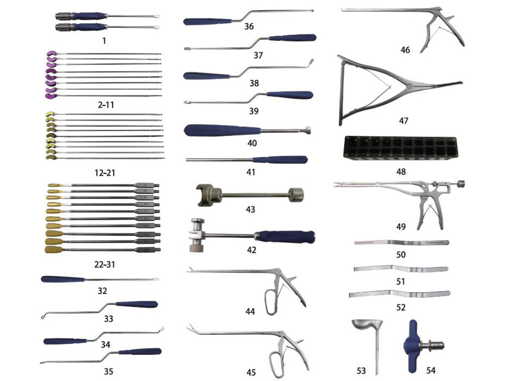Instrument Set for Internal Spinal Fixation System
